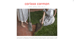 Desktop Screenshot of carissacarman.com
