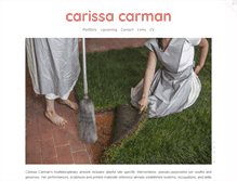 Tablet Screenshot of carissacarman.com